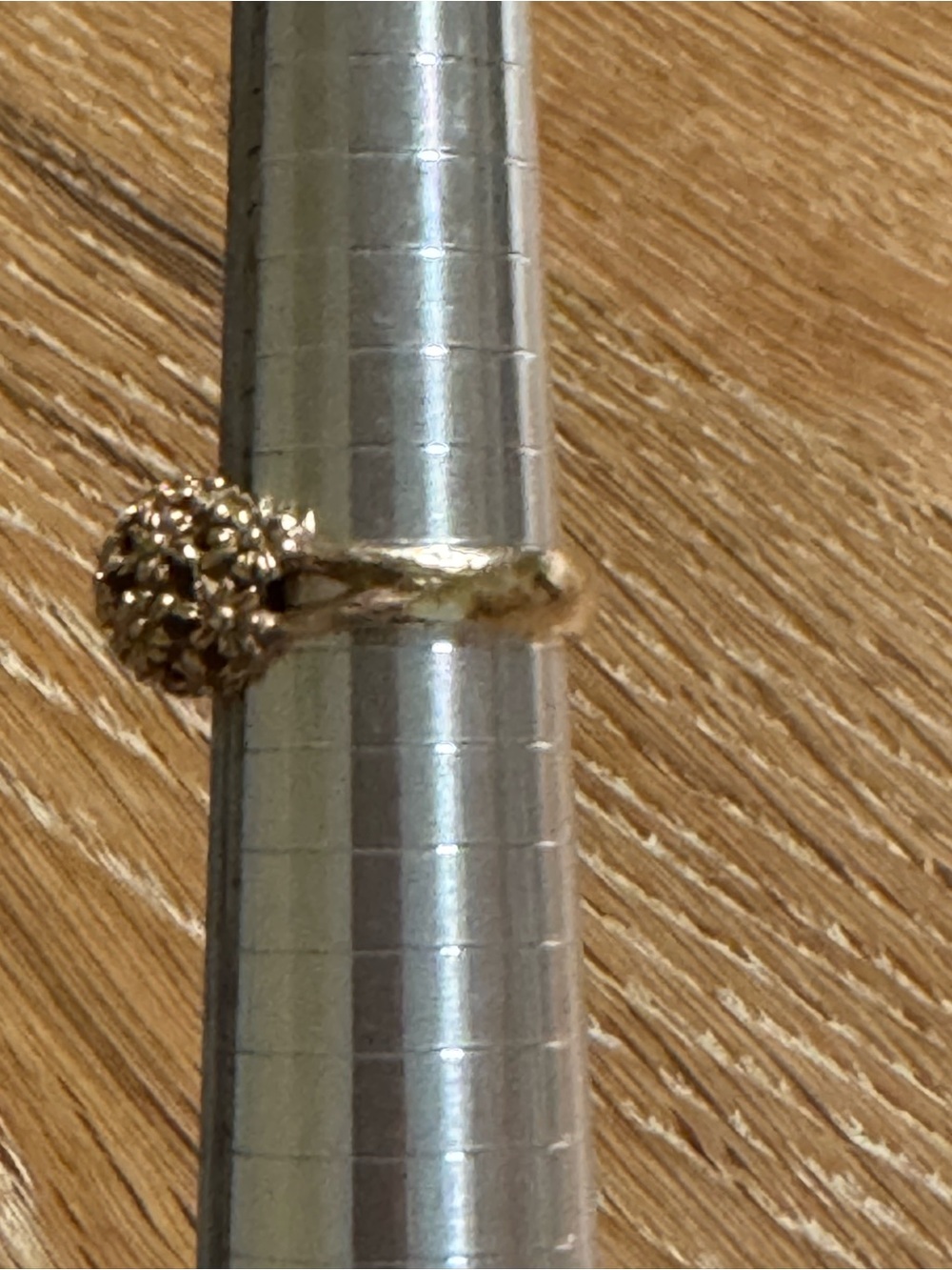 Retired James Avery Margarita Daisy Flower Dome Ring 14K Gold Size 7.5 - Picture 5 of 8